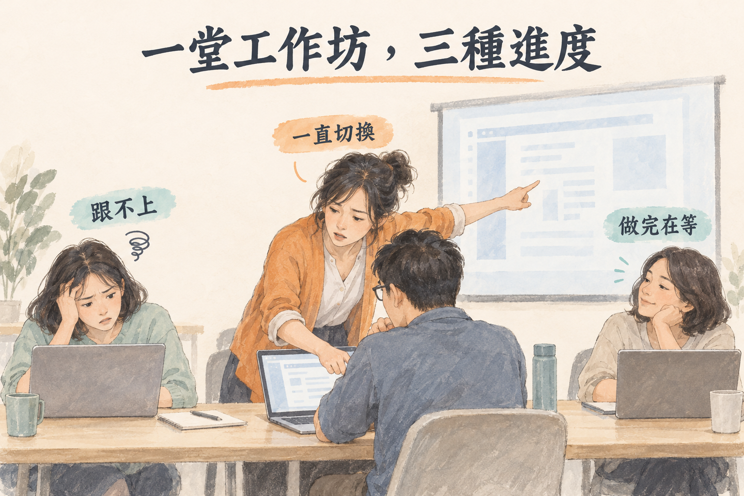 帶完四場 AI 工作坊快被榨乾後，我自幹了一個闖關教學系統